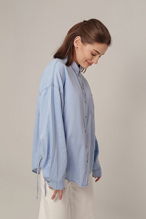 Рубашка джинсовая oversize