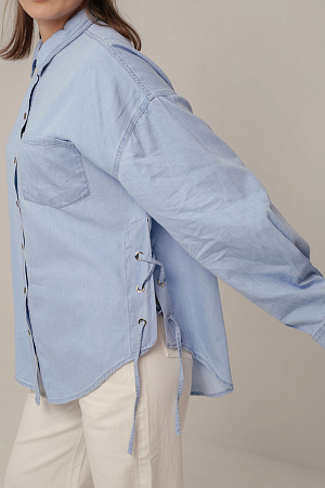 Рубашка джинсовая oversize