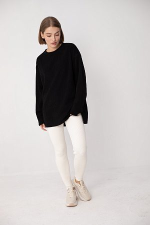 Леггинсы в рубчик oversize