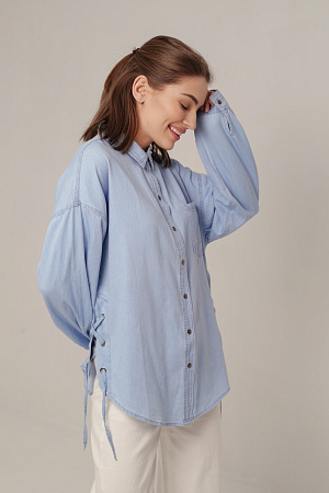 Рубашка джинсовая oversize