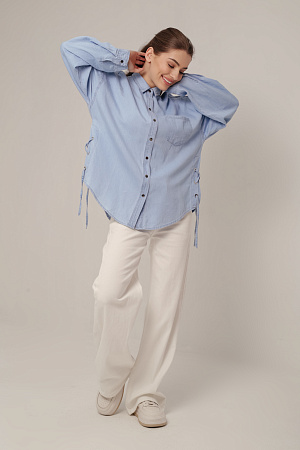 Рубашка джинсовая oversize