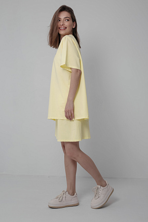 Костюм футболка и шорты oversize