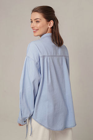 Рубашка джинсовая oversize