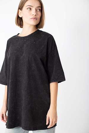 Футболка oversize свободного кроя из хлопка 