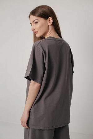 Костюм футболка и шорты oversize