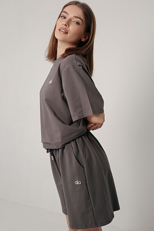 Костюм футболка и шорты oversize