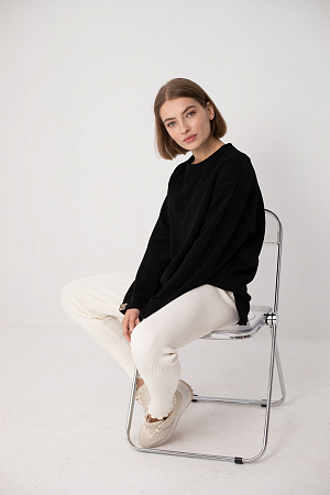 Леггинсы в рубчик oversize