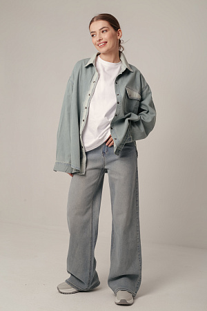 Рубашка джинсовая oversize