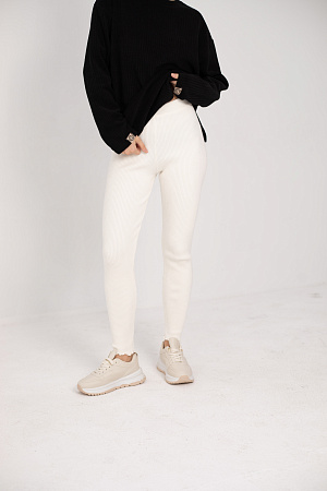 Леггинсы в рубчик oversize