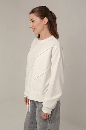Хлопковый лонгслив oversize