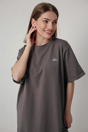 Костюм футболка и шорты oversize