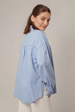 Рубашка джинсовая oversize