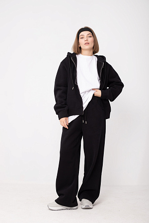 Худи oversize на молнии с капюшоном