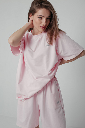 Костюм футболка и шорты oversize
