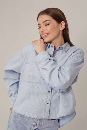 Рубашка джинсовая oversize