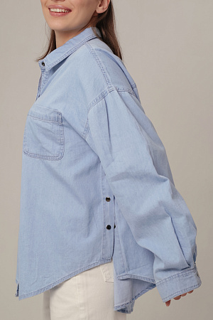 Рубашка джинсовая oversize