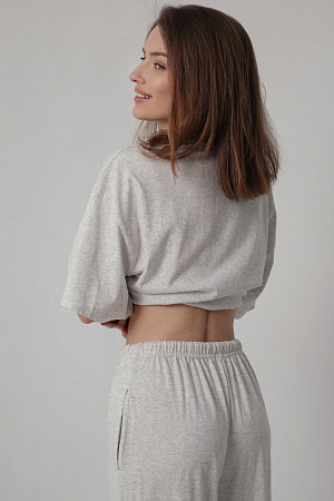 Костюм футболка и брюки oversize