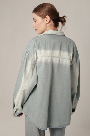 Рубашка джинсовая oversize